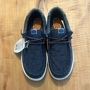Hey Dude Mens Navy Wally Coastline Shoes